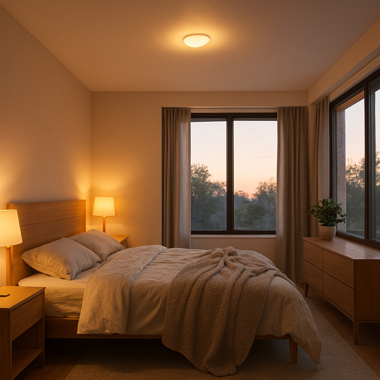 Ánh sáng đánh thức nhẹ nhàng